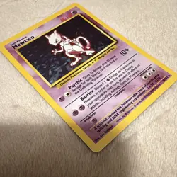 WotC Pokemon TCG Mewtwo 10/102 Base Set Holo Rare English Basic 60 HP 1999 - Image 5
