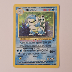 Pokemon TCG Blastoise 2/130 Base Set 2 Holo Rare EN HP 100 - Image 1