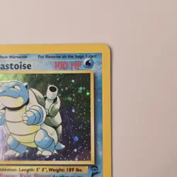 Pokemon TCG Blastoise 2/130 Base Set 2 Holo Rare EN HP 100 - Image 5