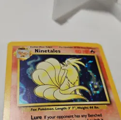 Pokemon TCG Base Set Ninetales Holo Rare Unlimited 012/102 80 HP English - Image 5