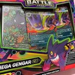 Mega Battle Deck Mega Gengar ex Pokemon Trading Card Game Sealed TCG Promo Card - Image 5