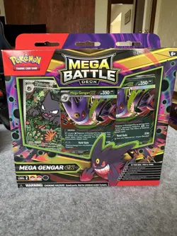Pokemon TCG Mega Battle Deck Mega Gengar ex 60-Card Starter Deck English 6+ - Image 1