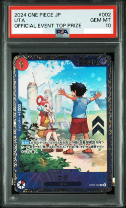 PSA 10 Uta OP09-002 R Flagship Battle Promo One Piece Card 2024 Japanese #3 - Image 1