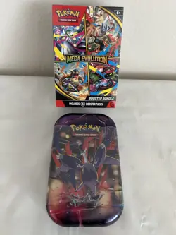 Pokemon TCG Mega Evolution Booster Bundle (6 Packs) And Mini Tin - Image 1