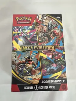 Pokemon TCG Mega Evolution Booster Bundle (6 Packs) And Mini Tin - Image 3