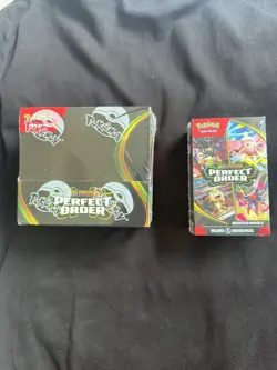 Pokemon TCG Perfect Order Booster Box + Bundle Bundle See image for rips - Image 1
