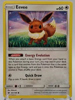 Pokemon TCG Eevee Collectors Bundle - 8 Unique Cards - NM - Image 3
