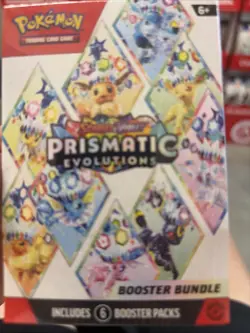 Pokemon TCG: S&V Prismatic Evolutions Booster Bundle (6pks) Factory Sealed - Image 1