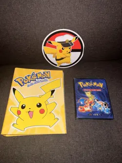 1999 Vintage WOTC Official Pokemon TCG Binder Bundle - Image 1