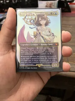 Yuna, Grand Summoner (Borderless) Commander: Final Fantasy Foil - Image 1