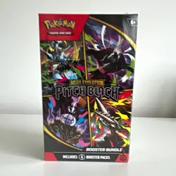 Pokemon TCG Mega Evolution—Pitch Black Booster Bundle Box (6 Booster Packs) - Image 1