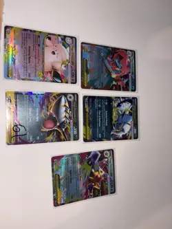 Pokemon TCG mixed English bundle 4 Mega EX cards and 1 Promo UK Seller - Image 1