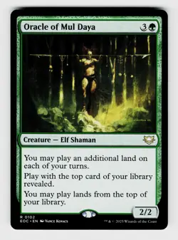 MTG, Commander: Edge of Eternities, Oracle of Mul Daya, regular, No.102, R Creat - Image 1
