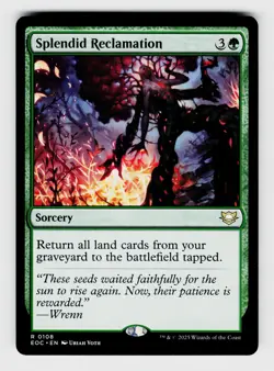 MTG, Commander: Edge of Eternities, Splendid Reclamation, regular, No.108, R Sor - Image 1