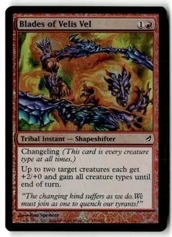 MTG Foil Blades of Velis Vel Lorwyn - MP English - Image 1