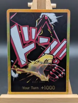 DON Card Monkey D Luffy (Gear 4) PRB-02 [Gold Frame] vol.2 One Piece ENGLISH - Image 1