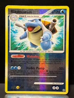 Blastoise 2/132 DP Secret Wonders Rare Reverse Holo Pokemon Card MP - Image 1