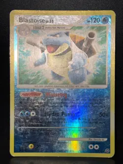 Blastoise 2/132 DP Secret Wonders Rare Reverse Holo Pokemon Card MP - Image 2