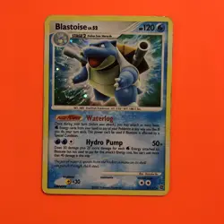 Blastoise Holo Rare 2/132 Secret Wonders Pokemon Card MP 002/132 2007 TCG - Image 2
