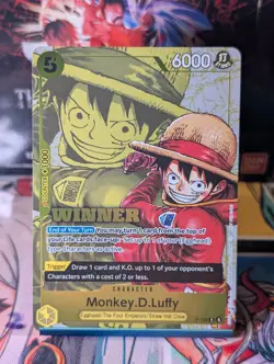 Monkey.D.Luffy (Winner Pack 2026 Vol. 2) P-106 One Piece Promotion Cards Foil #1 - Image 1