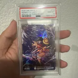 PSA 10 2025 One Piece OP13 EN Monkey D. Luffy Special Alternate Art #OP09-119 - Image 1