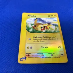 Pikachu - 124/165 - Pokemon Expedition Reverse Holo Rare Card LP - Image 2