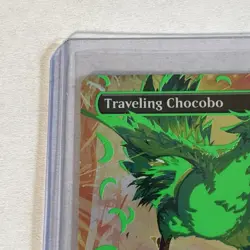 2025 MTG Final Fantasy TRAVELING CHOCOBO * Neon Ink Green #0551d * - Image 2