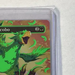 2025 MTG Final Fantasy TRAVELING CHOCOBO * Neon Ink Green #0551d * - Image 3