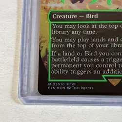 2025 MTG Final Fantasy TRAVELING CHOCOBO * Neon Ink Green #0551d * - Image 5