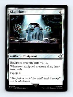 #238 2024 Fallout PIP ) Skullclamp Commander UNCOMMON - Image 1