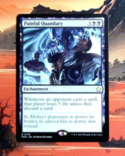 MTG Painful Quandary Regular FDN 179 NM R - Image 1