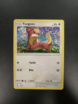 Yungoos - 12/12 - Pokemon McDonald's Promos Holo 2017 LP - Image 1