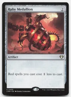 Ruby Medallion - NM Near Mint - CMM Commander Masters # 405 - MTG Magic - Image 1
