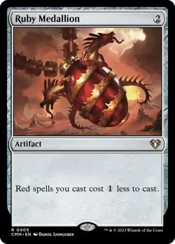 MTG Ruby Medallion - CMM Commander Masters - 405 - NM - Image 1