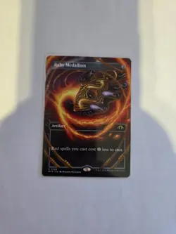 BORDERLESS Ruby Medallion - Modern Horizons 3 - NM - MTG - Magic: The Gathering - Image 1