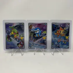 First Partner Series 2 Turtwig Chimchar Piplup Promo Set 040 041 042 Pokemon TCG - Image 1