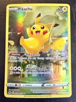2023 Pokemon Pikachu GG30/GG70 SWSH: Crown Zenith: Galarian Gallery Holo - Image 1