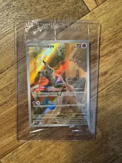 Mimikyu 075 Promo Holo SVP Paldean Fates Pokemon TCG Sealed - Image 1