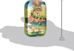 Pokemon Vibrant Paldea Collectable Mini Tin Arboliva Leafeon 2 Packs Pokemon - Image 2