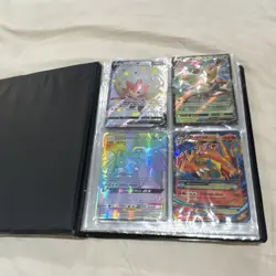 Pokemon TCG Sun & Moon 80-Card Binder Lot Holo/Foil Full Art Tag Team GX/V - Image 1