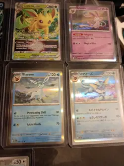Pokemon TCG English Holo/Foil 8 Card Eeveelution Lot Jolteon Glaceon +More - Image 3