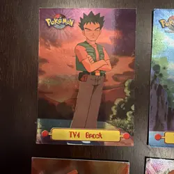 9 Topps Pokemon Card Lot Holo/Foil TV Animation Edition Vintage TCG 1999 Pidgey - Image 3