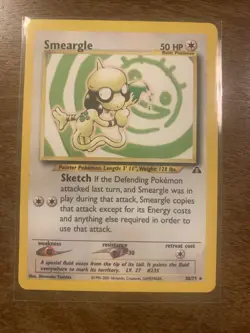 Pokemon TCG Neo Discovery 8-Card Lot Smeargle Wobbuffet Politoed Holo ENG - Image 5