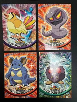 Topps Pokemon TV Animation Edition 24 Card Lot Pidgeotto Arbok - Image 1