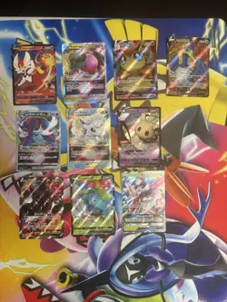 Pokemon TCG 10 Card Modern Full Art Lot Promos & Ultra Rares Victini Venusaur - Image 1