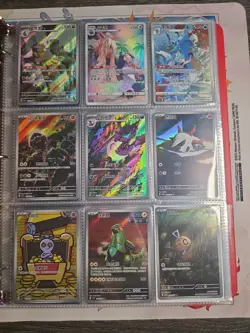 180 Pokemon Card Lot V VMAX EX Full Art Holo Rare AR SR Binder Collection - Image 1