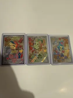 Pokemon TCG 2026 McDonald's Collection 3-Card Holo Lot: Cyndaquil 047+ - Image 1