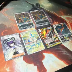 Pokemon TCG Pitch Black IR Holo Card Lot of 6 Gwynn Primarina Mega Excadrill EX - Image 4