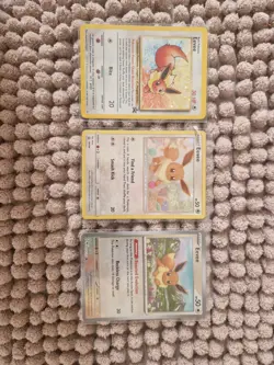 Nintendo Pokemon TCG 8-Card Lot Mew, Eevee, Zygarde EX Holo English - Image 2