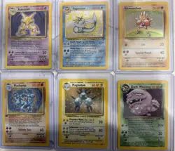 Vintage Pokemon Holo Card Lot Base Set, Fossil, Jungle, 1st Edition Machamp 🔥 - Image 2